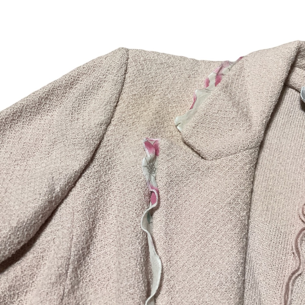 St. John Basics Santana Knit Blazer Jacket Women’s Size 10 in Light Pink - Picture 4 of 8